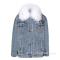 2021 Trendy Clothing Damen Denim Parka Mantel